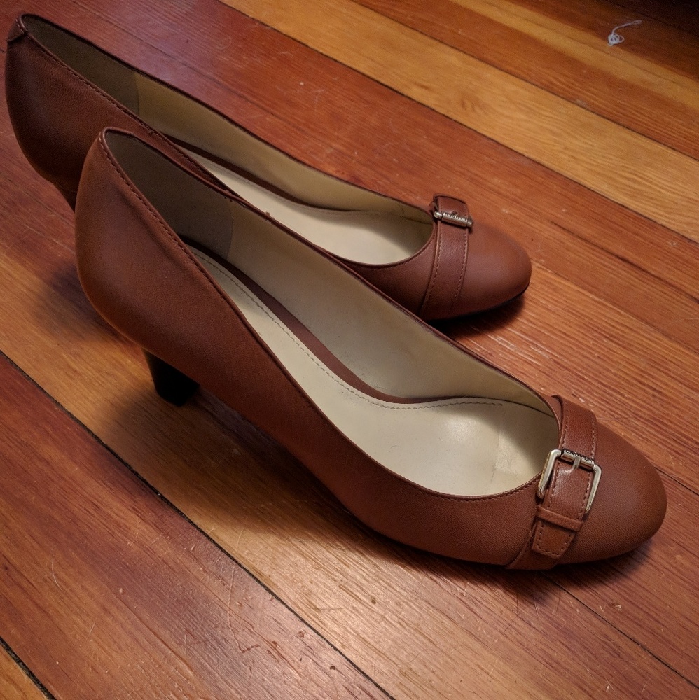 Ralph Lauren buckle heels